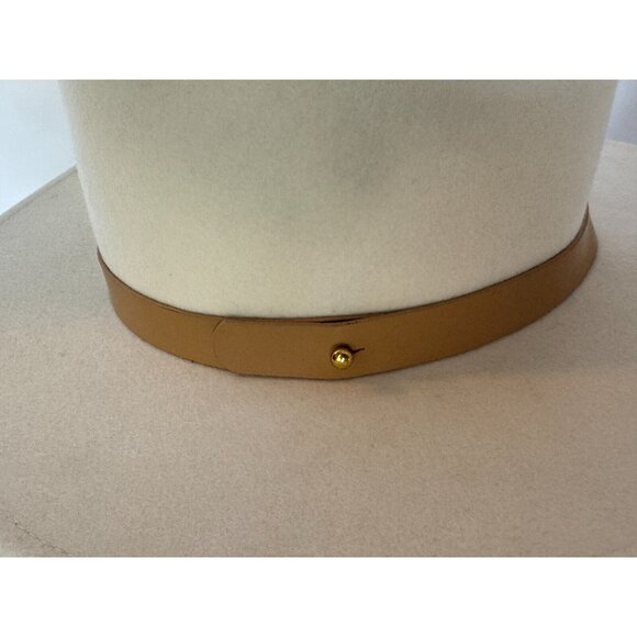 Lack of Color The Fader Hat Ivory Wool Coachella Festival Small 55 cm Australian - Picture 5 of 16